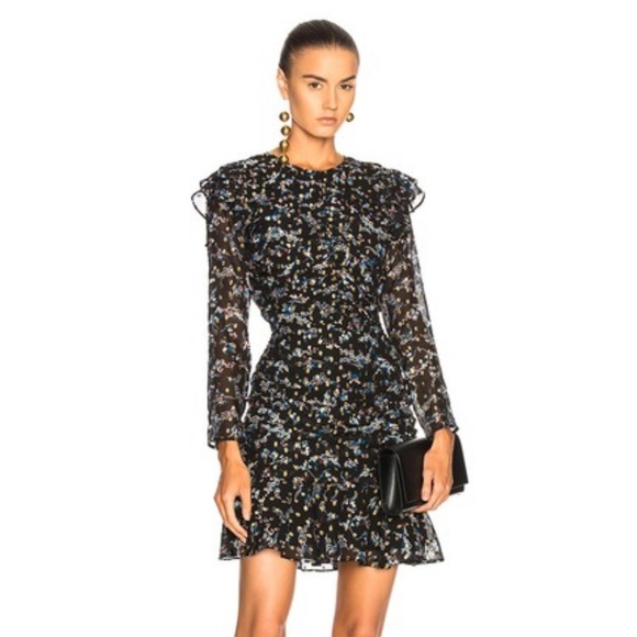 Veronica Beard Dresses & Skirts - Veronica beard Parc Ruched silk dress